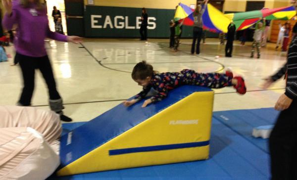 child on slide child on slide